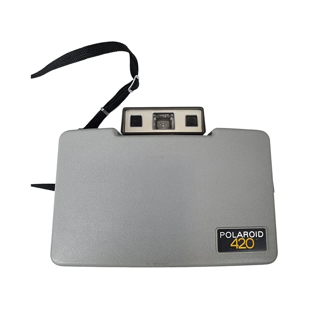 Polaroid‎ 420 Automatic Land Camera Vintage Set with Case Flashcubes Manual